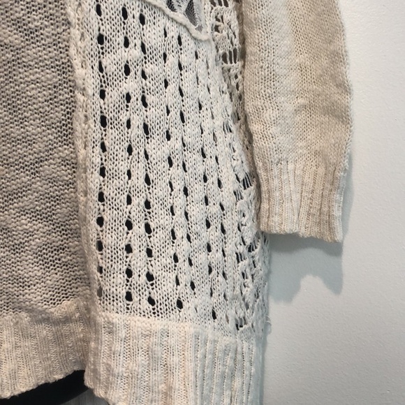 Maurice sweater lace and knit white size small - Picture 3 of 5